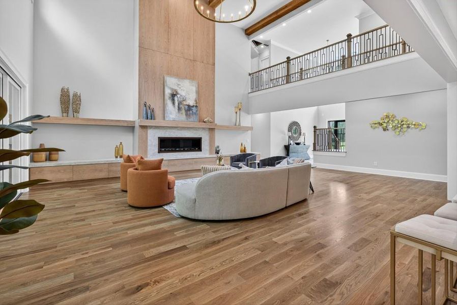 Furnished interior view inside a new home in , Newnan (Image 75).