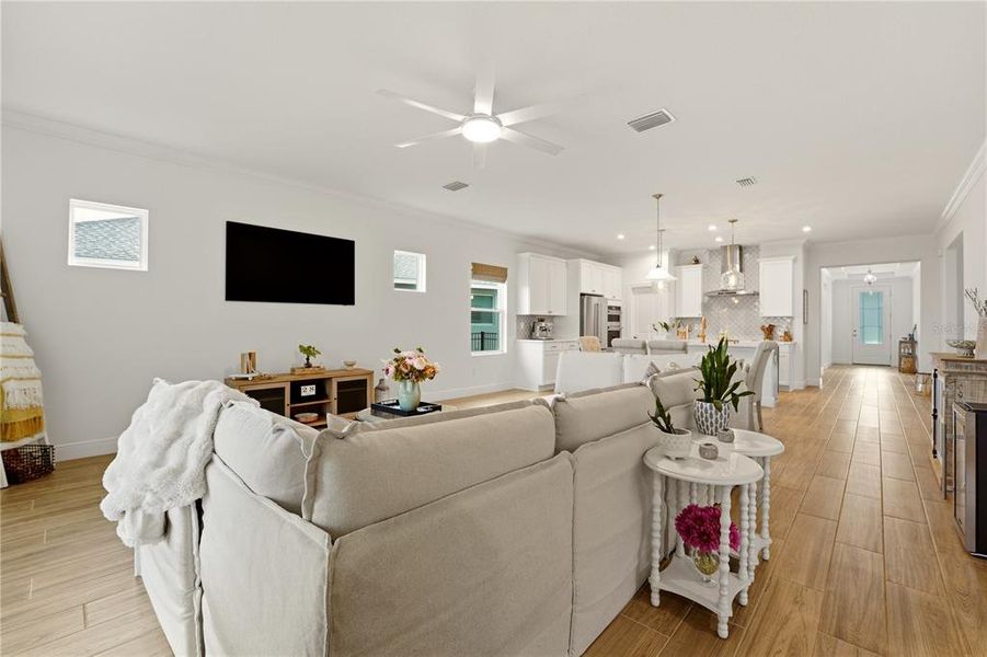 Furnished interior view inside a new home in , Parrish (Image 17).
