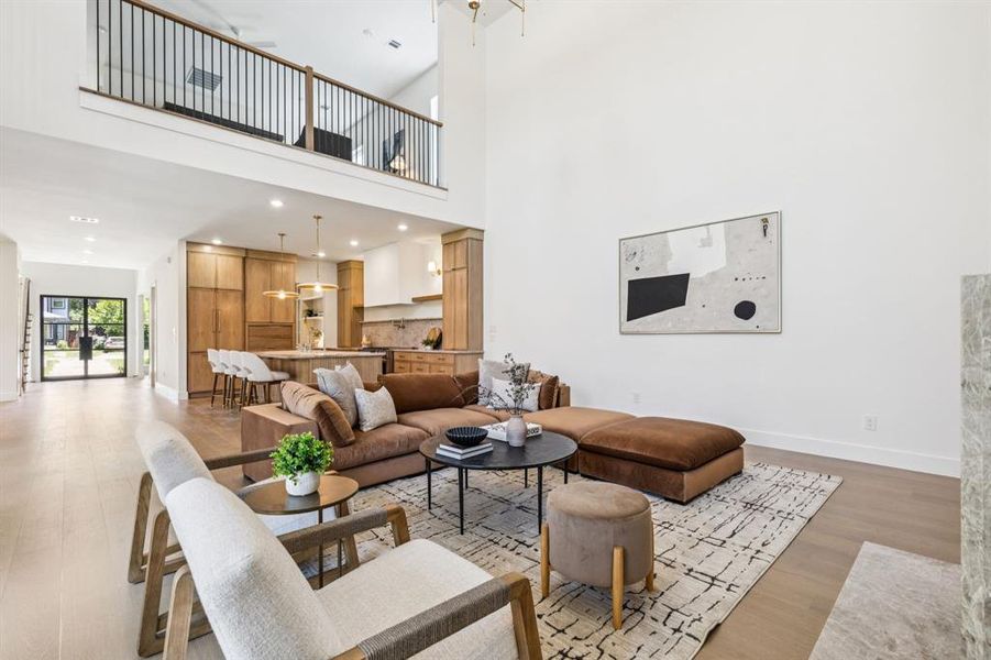 Furnished interior view inside a new home in , Dallas (Image 16).