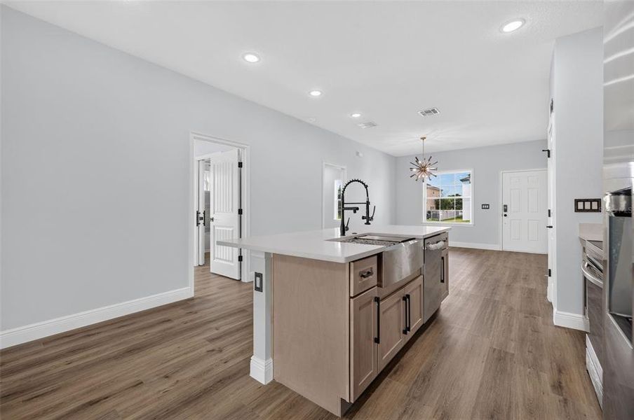 Furnished interior view inside a new home in , Poinciana (Image 17).