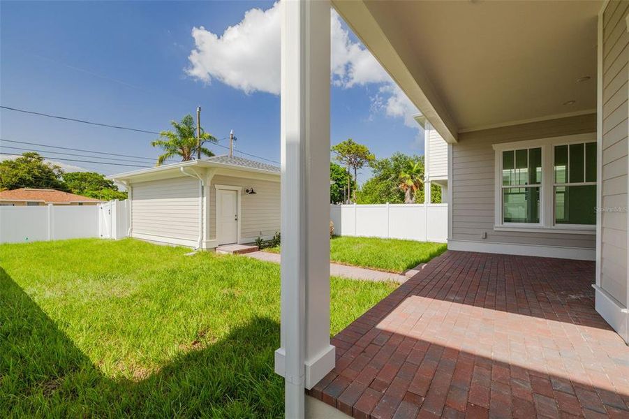 Exterior details and patio area of a home in , St. Petersburg (Image 6). Exterior details and patio area of a home in , St. Petersburg (Image 6).