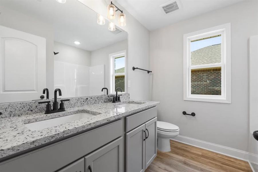 Furnished interior view inside a new home in Meadow Ridge Estates, Josephine (Image 10).