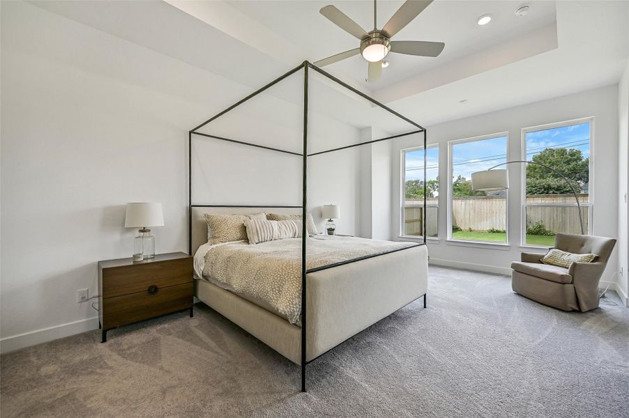 Furnished interior view inside a new home in Avalon at Friendswood, Friendswood (Image 38).