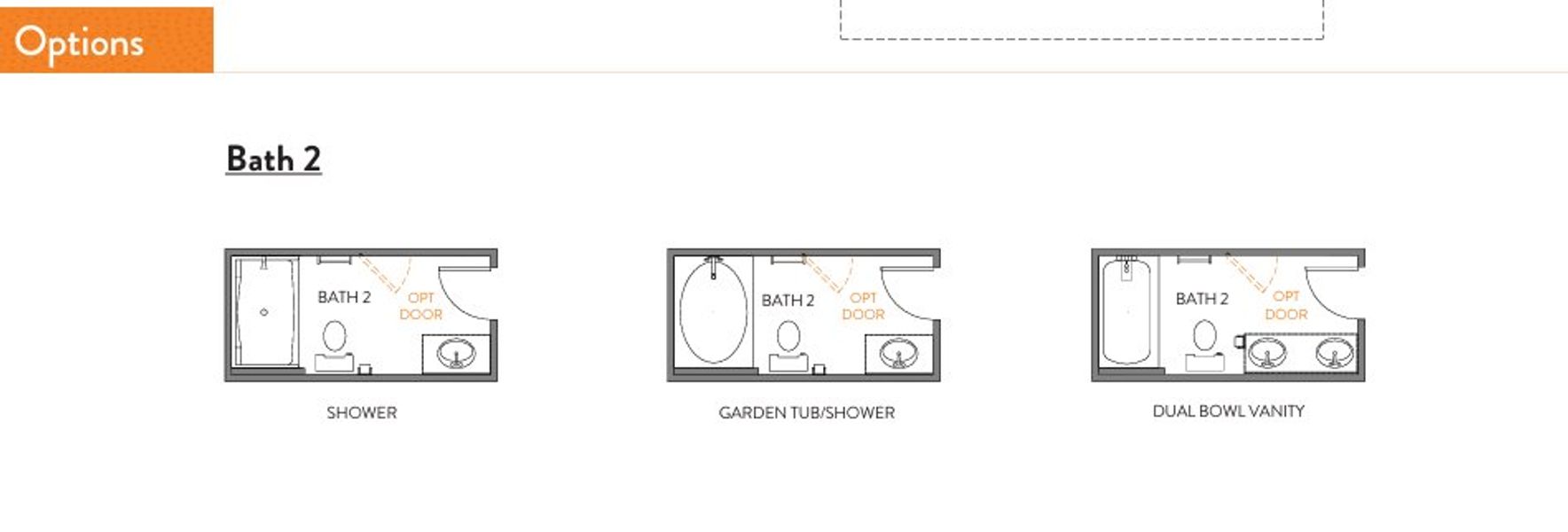 2D floor plan layout for the Wayne by True Homes in Westbrook Falls, Colfax, NC (Image 11).