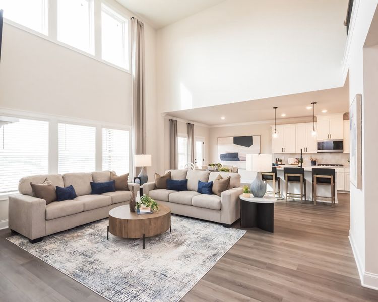 Furnished interior view inside a new home in Vines at Mill Creek - Legacy Series, Braselton (Image 15).