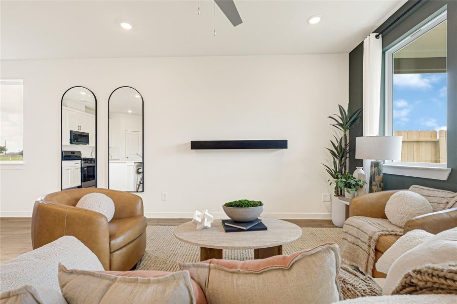 Furnished interior view inside a new home in , Katy (Image 19).