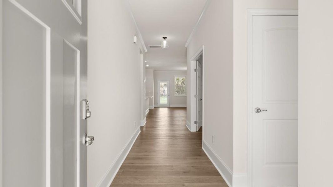 Spacious, unfurnished interior of a new home in Hamptons at Riverwood North, Dallas (Image 13).