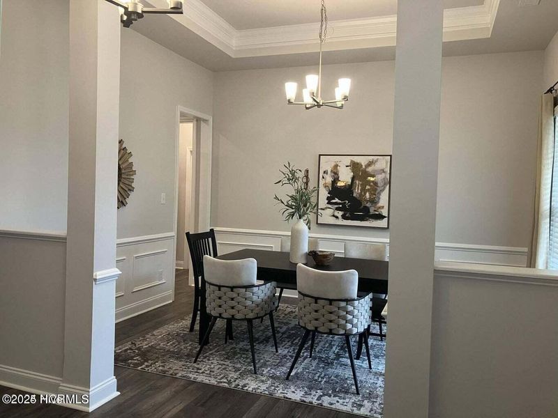 Furnished interior view inside a new home in Fairfield Harbour, New Bern (Image 5).