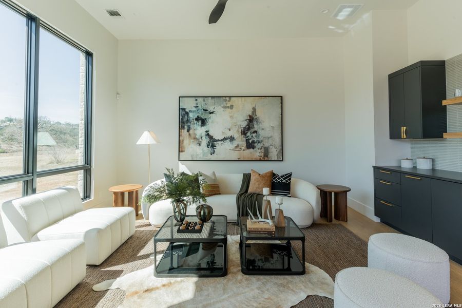 Furnished interior view inside a new home in , Fredericksburg (Image 14). Furnished interior view inside a new home in , Fredericksburg (Image 14).