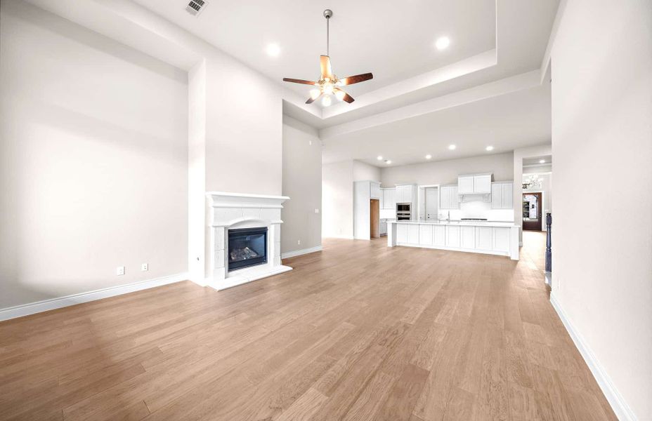 Spacious, unfurnished interior of a new home in Audubon 60′, Magnolia (Image 26).
