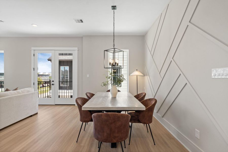 Furnished interior view inside a new home in , Houston (Image 42). Furnished interior view inside a new home in , Houston (Image 42).