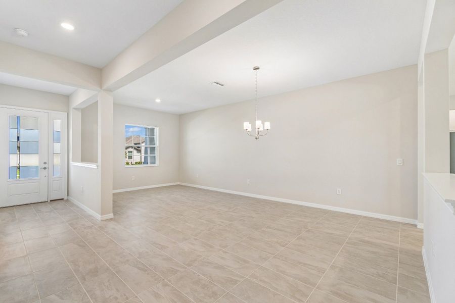 Spacious, unfurnished interior of a new home in Pinecone Reserve, Brooksville (Image 11). Spacious, unfurnished interior of a new home in Pinecone Reserve, Brooksville (Image 11).