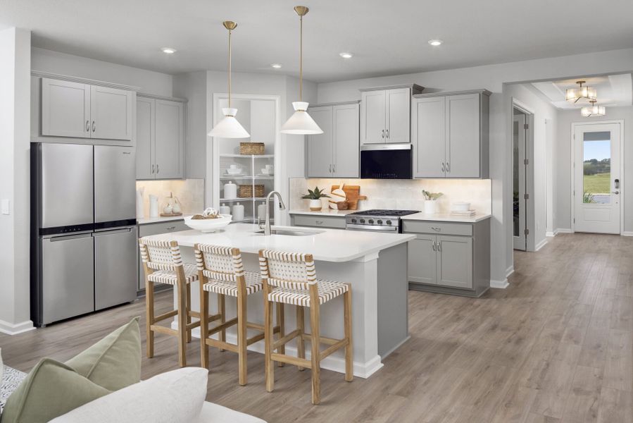 Representative furnished interior of a home built from the Glades by Mattamy Homes in Pasadena Ridge, Zephyrhills (Image 4).