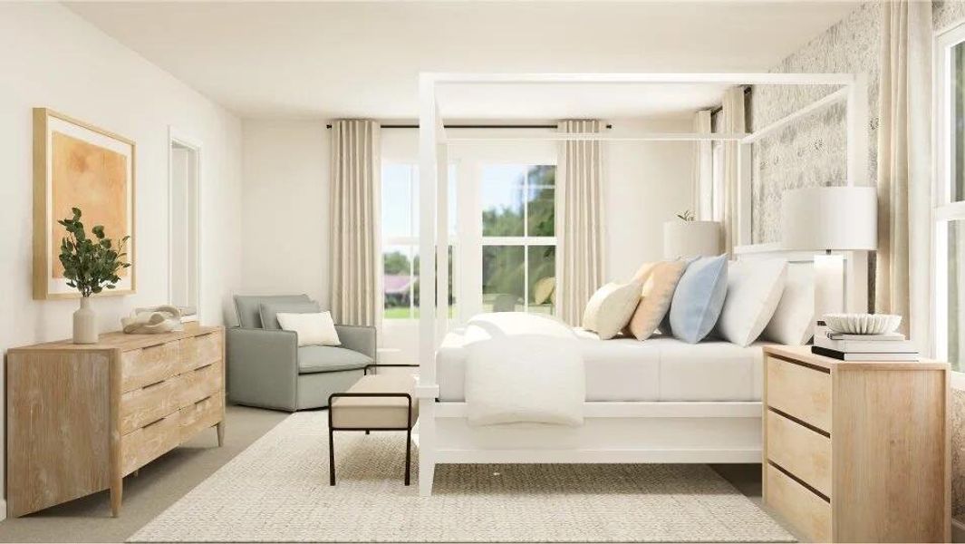 Furnished interior view inside a new home in , Summerville (Image 11).