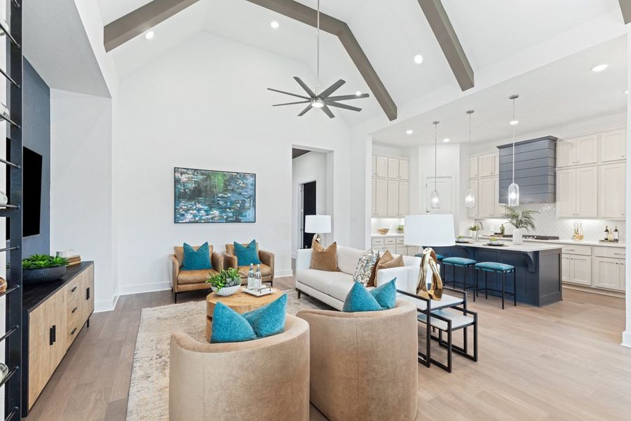 Representative Family Room - some options shown Representative Family Room - some options shown