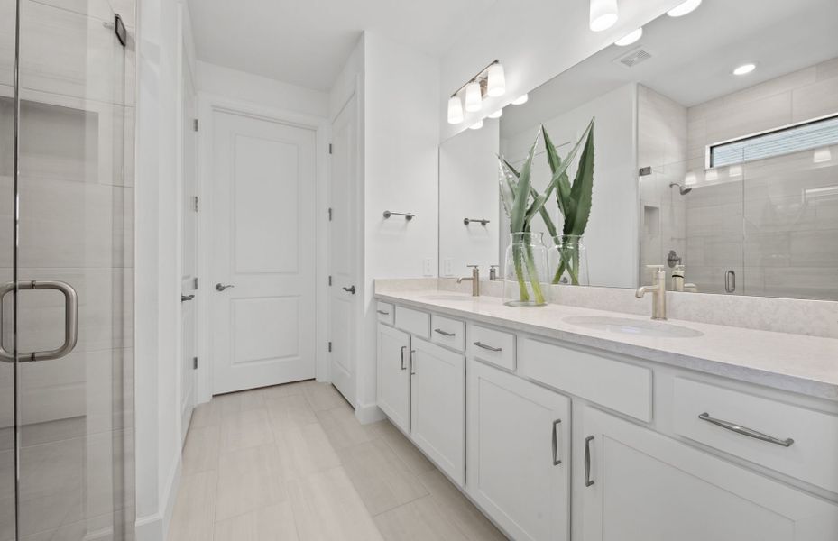 Representative furnished interior of a home built from the Contour by DiVosta in Terreno, Naples (Image 3).