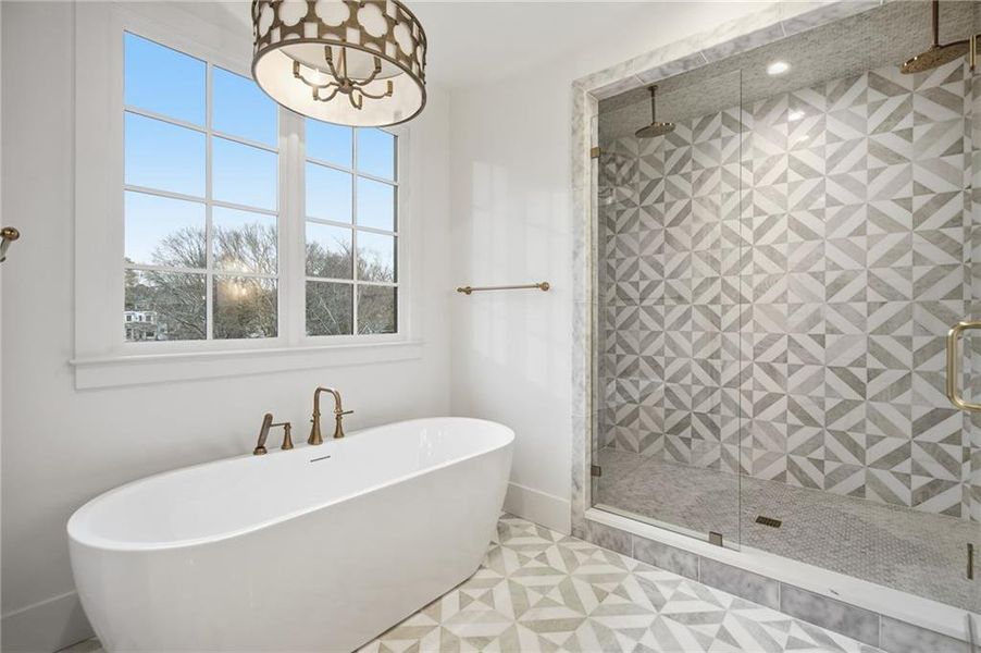 Furnished interior view inside a new home in , Atlanta (Image 15).