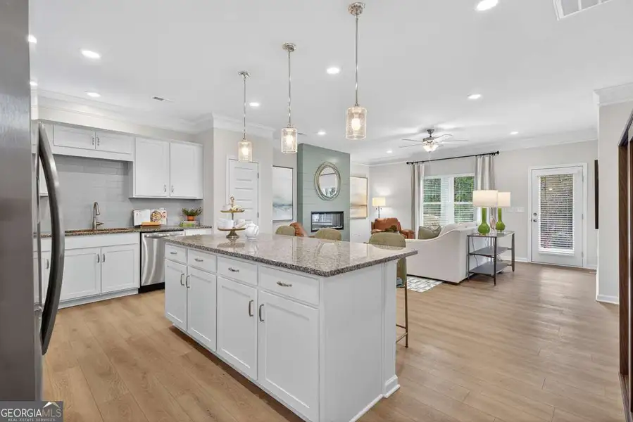Furnished interior view inside a new home in Crescent Towns, Riverdale (Image 3).