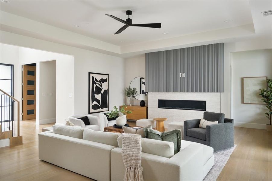 Furnished interior view inside a new home in , Dallas (Image 10). Furnished interior view inside a new home in , Dallas (Image 10).