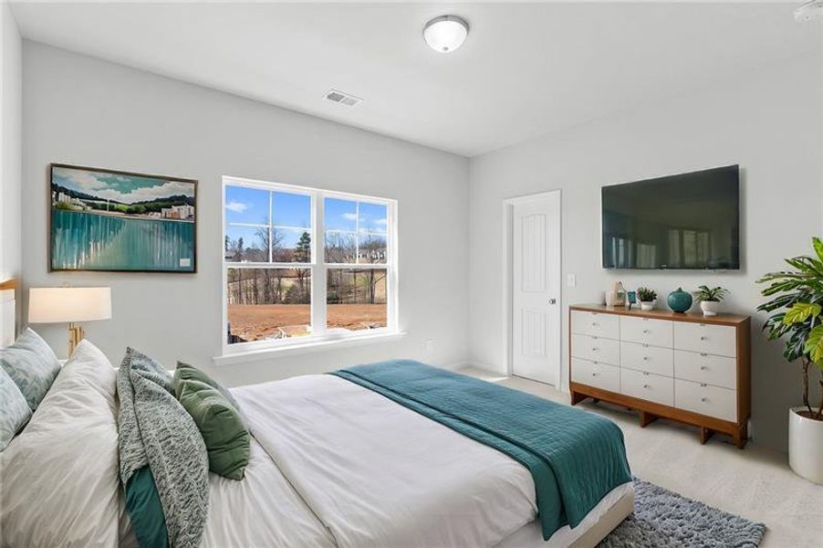 Furnished interior view inside a new home in , Homer (Image 17). Furnished interior view inside a new home in , Homer (Image 17).