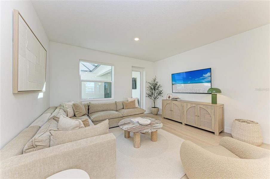 Furnished interior view inside a new home in Nautique at Waterside, Sarasota (Image 14).