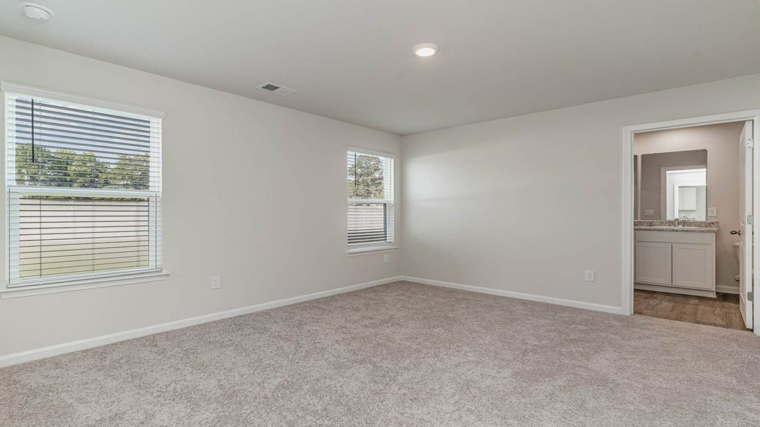 Representative unfurnished interior of a home built from the Curtis by D.R. Horton in Sandpiper Place, Myrtle Beach (Image 13). Representative unfurnished interior of a home built from the Curtis by D.R. Horton in Sandpiper Place, Myrtle Beach (Image 13).