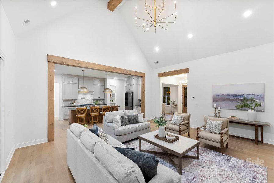 Furnished interior view inside a new home in , Gastonia (Image 17).