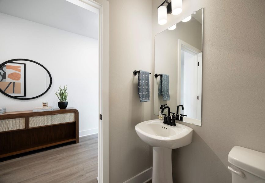 Furnished interior view inside a new home in Parkton Square, Kyle (Image 16). Furnished interior view inside a new home in Parkton Square, Kyle (Image 16).