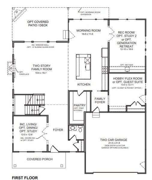 2D floor plan layout for the Pearson by Fischer Homes in Woodberry, Canton, GA (Image 3). 2D floor plan layout for the Pearson by Fischer Homes in Woodberry, Canton, GA (Image 3).