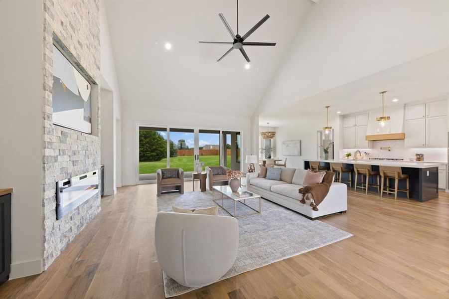 Furnished interior view inside a new home in , Red Oak (Image 27).