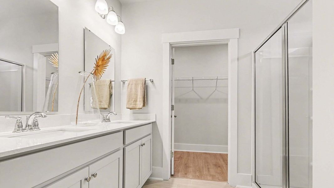 Representative furnished interior of a home built from the Belfort by D.R. Horton in Chapman Village, Conway (Image 12).