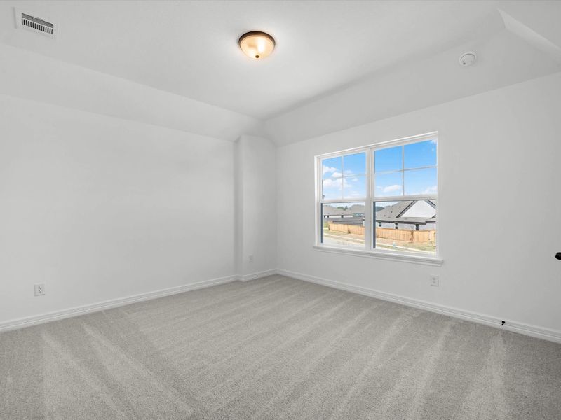 Third bedroom. Sample product photo. Actual exterior and interior selections may vary by homesite. Photo may be virtually staged.
