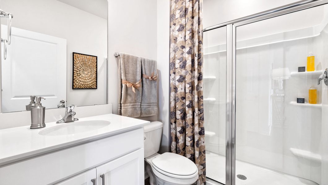 Representative furnished interior of a home built from the Hayden by D.R. Horton in Brookside Farms, Greer (Image 20).