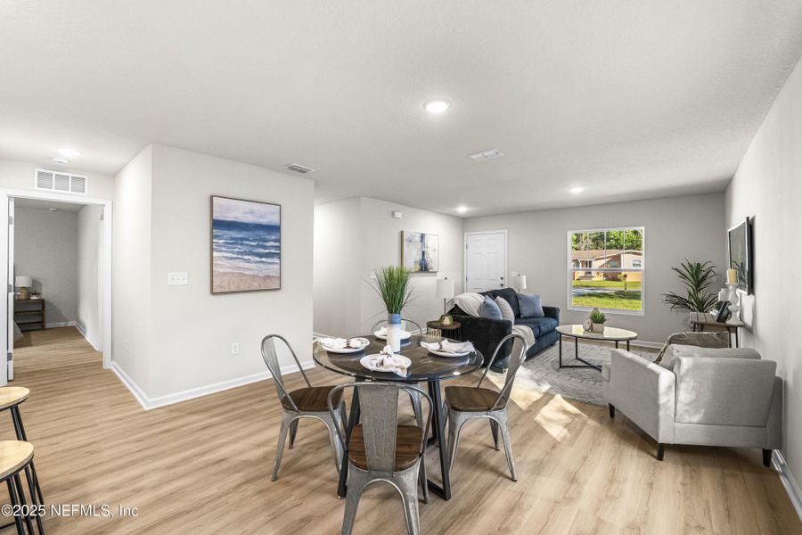 Furnished interior view inside a new home in , Jacksonville (Image 5).