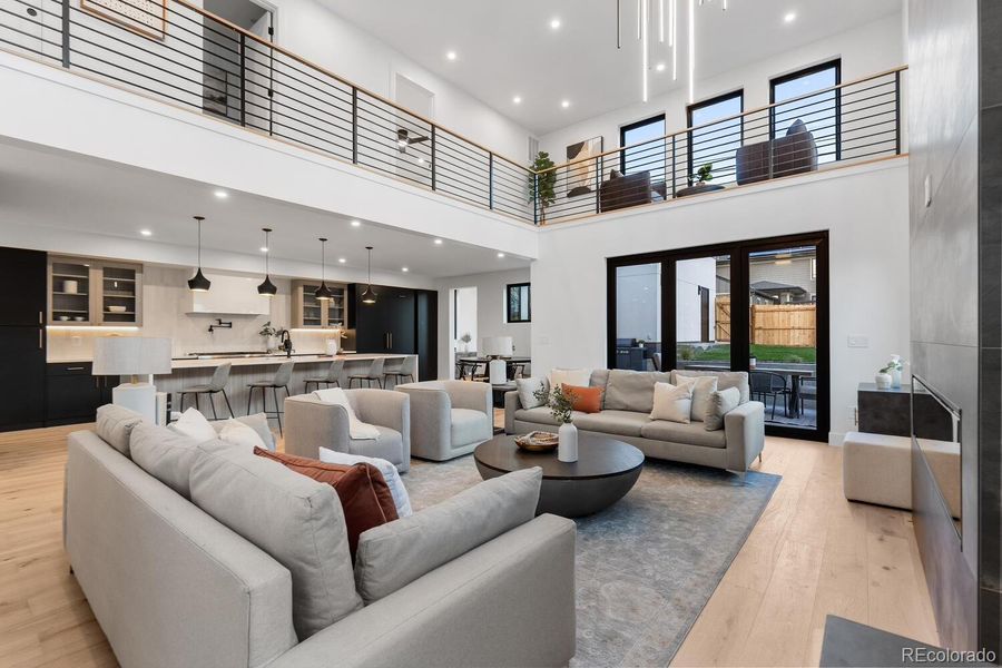 Furnished interior view inside a new home in , Denver (Image 43). Furnished interior view inside a new home in , Denver (Image 43).