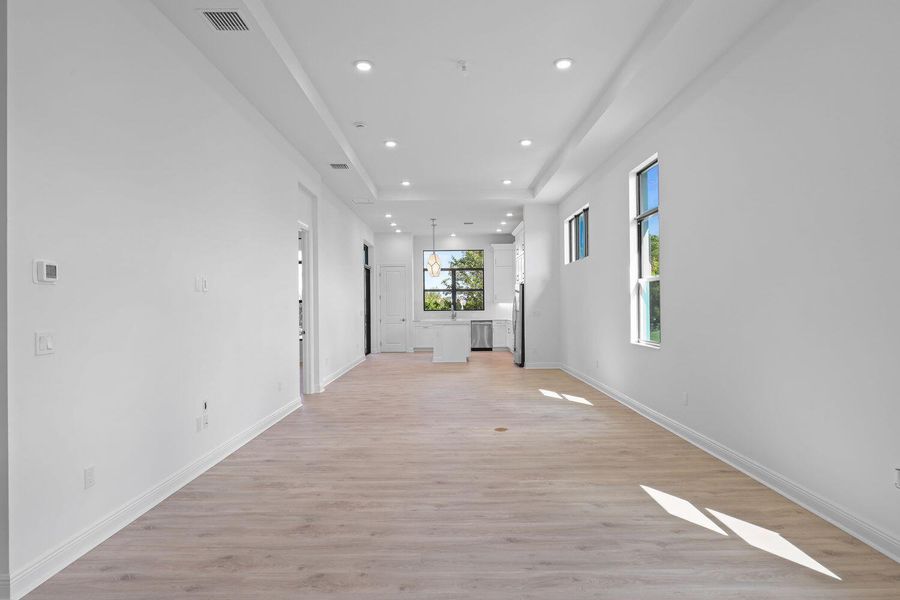 Furnished interior view inside a new home in Cresswind Palm Beach at Westlake, Westlake (Image 21).