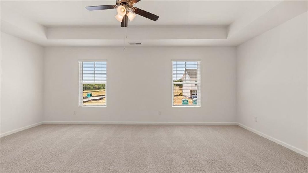 Spacious, unfurnished interior of a new home in Fox Crossing, Griffin (Image 31). Spacious, unfurnished interior of a new home in Fox Crossing, Griffin (Image 31).