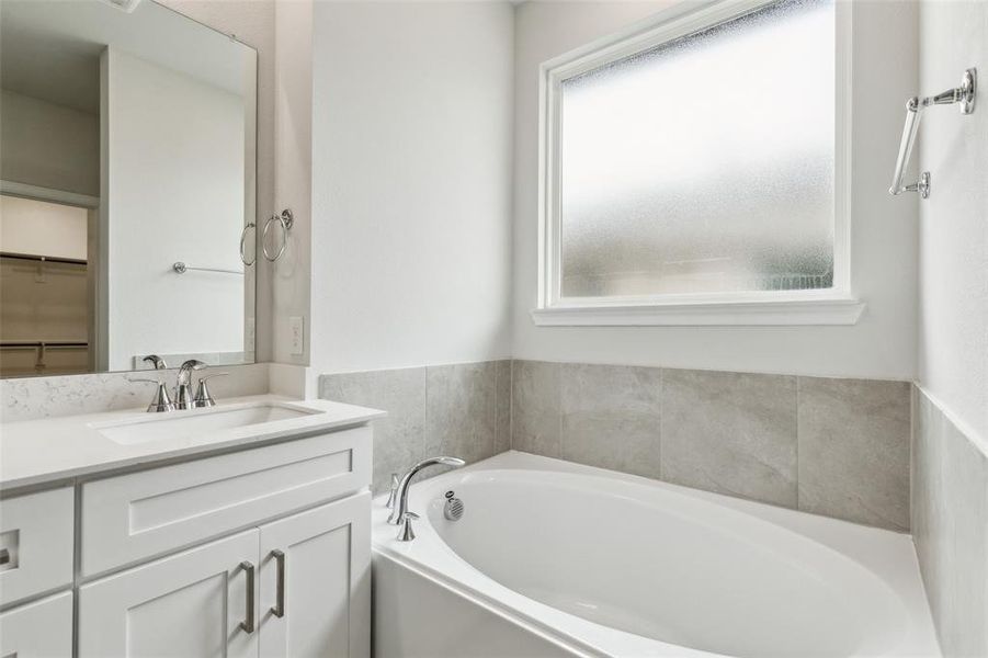 Furnished interior view inside a new home in Santorini, Seagoville (Image 8).