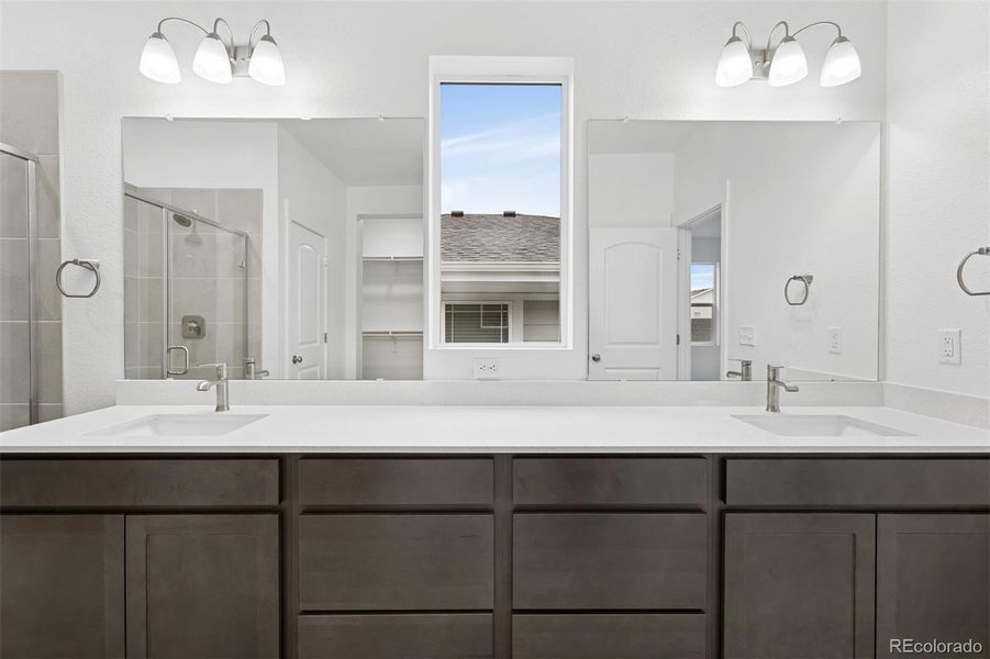 Furnished interior view inside a new home in Painted Prairie Cottage, Aurora (Image 7). Furnished interior view inside a new home in Painted Prairie Cottage, Aurora (Image 7).