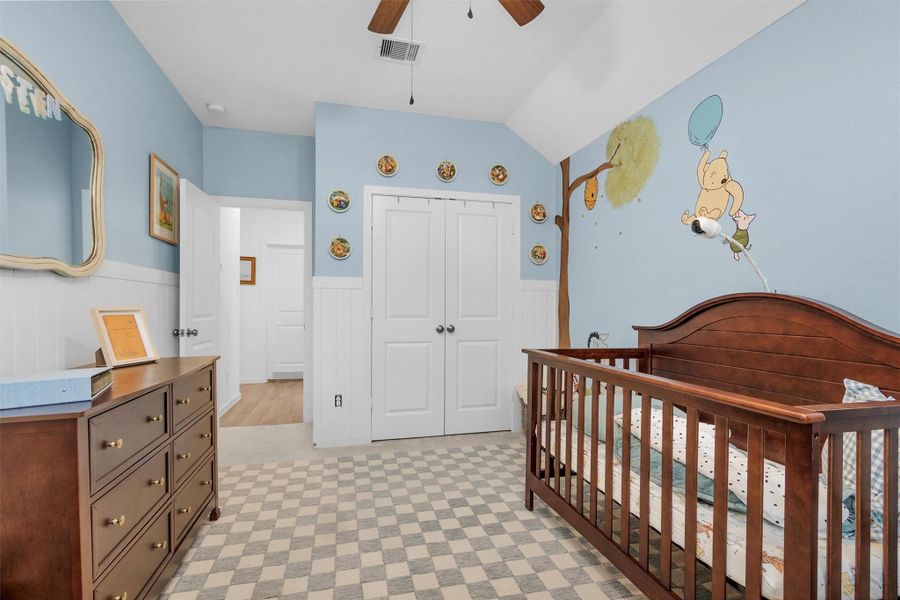 All bedrooms are carpeted