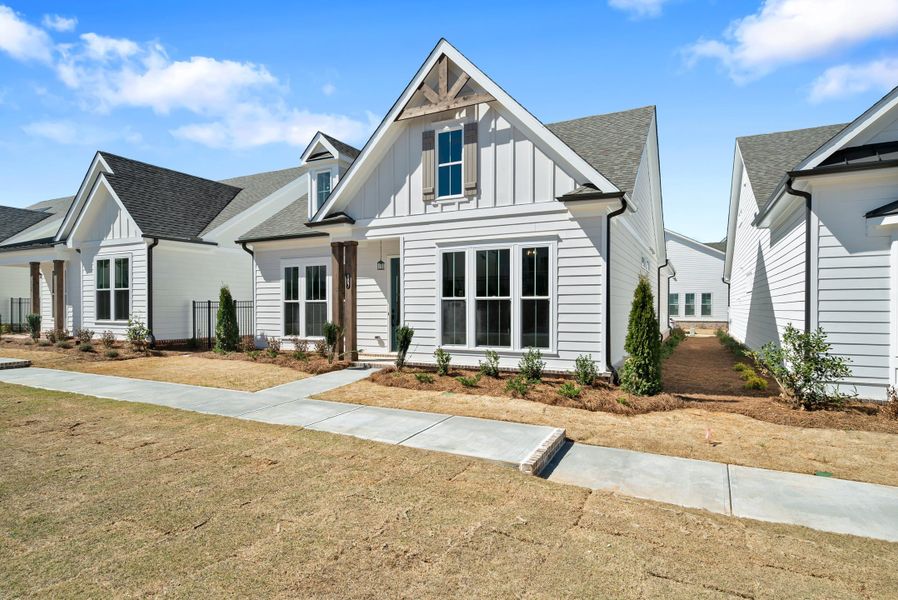 Representative exterior photo of a completed home built from the The Henley by The Providence Group in Promenade at Sawnee Village, Cumming, GA (Image 19). Representative exterior photo of a completed home built from the The Henley by The Providence Group in Promenade at Sawnee Village, Cumming, GA (Image 19).