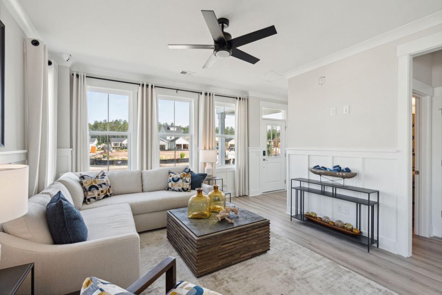 Furnished interior view inside a new home in Nexton, Summerville (Image 14).