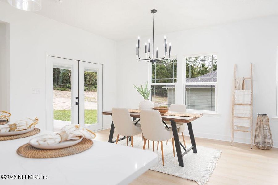 Furnished interior view inside a new home in , Keystone Heights (Image 22).