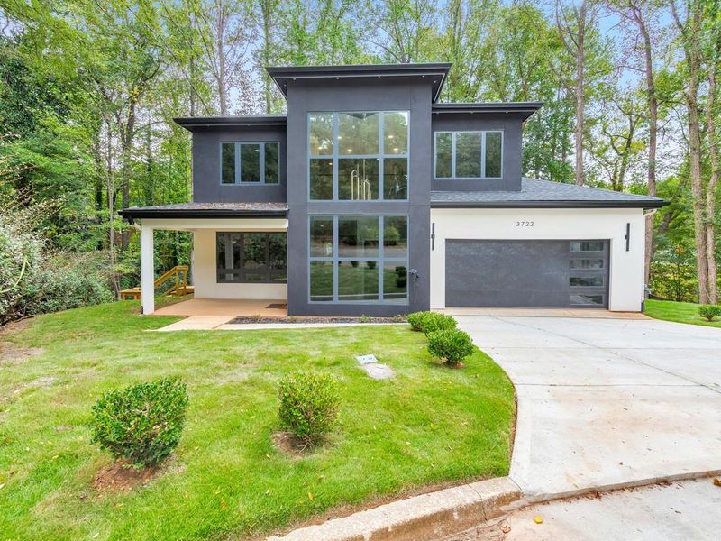 Exterior details and patio area of a home in , Tucker (Image 3).