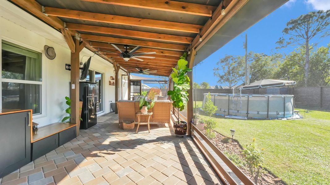 Exterior details and patio area of a home in , Port St. Lucie (Image 24). Exterior details and patio area of a home in , Port St. Lucie (Image 24).