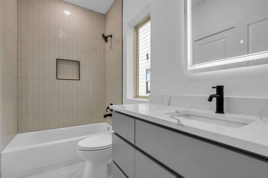 Furnished interior view inside a new home in , Houston (Image 8). Furnished interior view inside a new home in , Houston (Image 8).