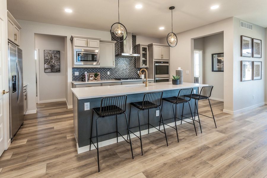 Representative furnished interior of a home built from the Christie by Hartford Homes in Trailside, Timnath (Image 35).