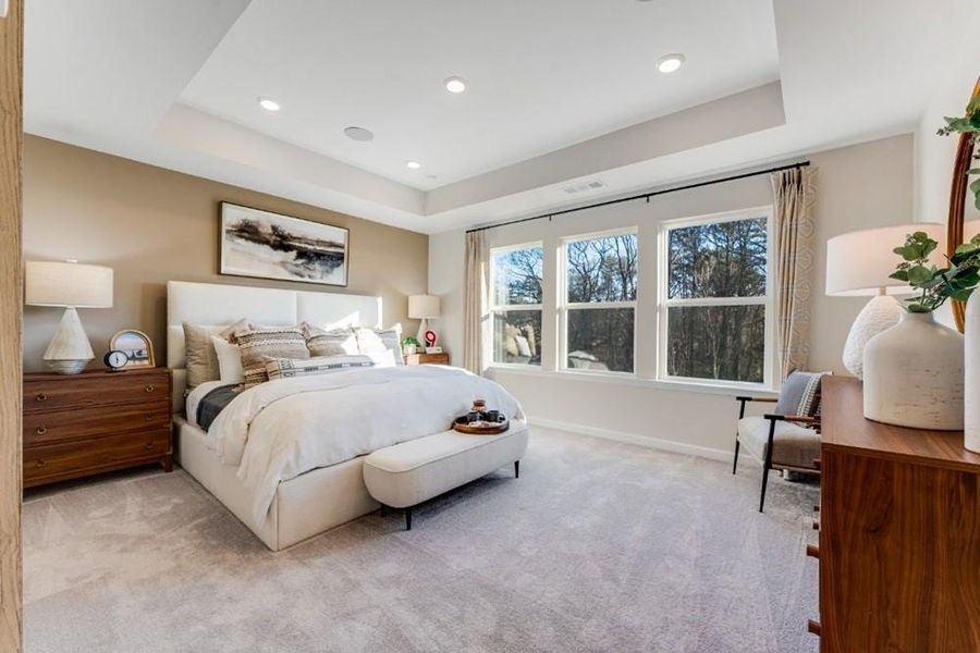 Furnished interior view inside a new home in Hampton Trace, Marietta (Image 14).