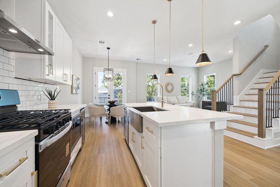 Furnished interior view inside a new home in , Houston (Image 5). Furnished interior view inside a new home in , Houston (Image 5).