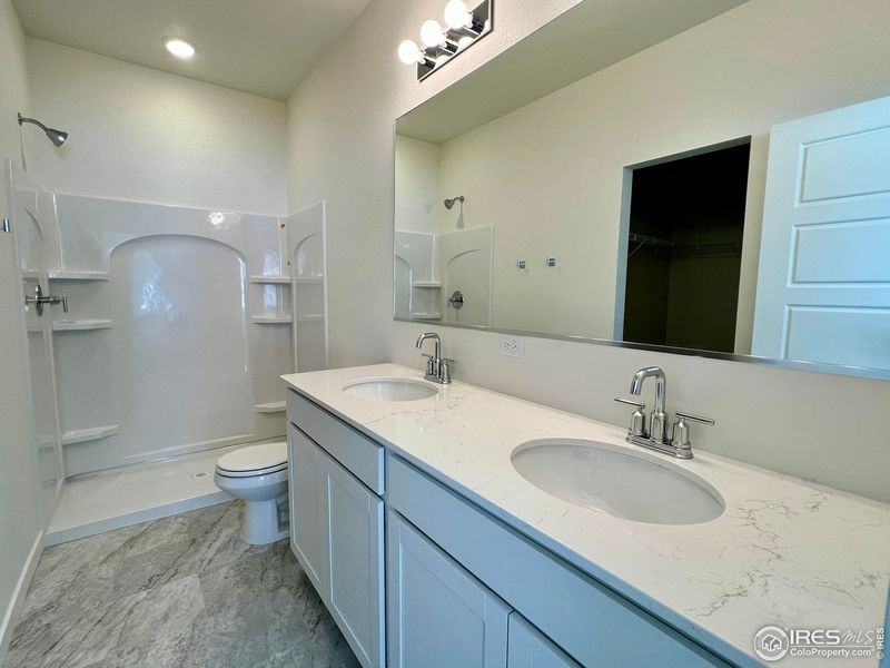 Furnished interior view inside a new home in Union Colony West, Greeley (Image 5).